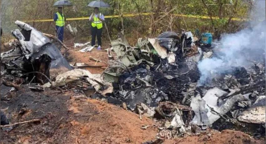 කෙන්යාවේ ගුවන් යානයක් කඩා වැටී 11ක් මරුට